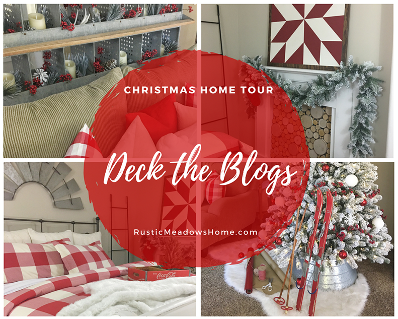 Red and White Christmas Home Tour