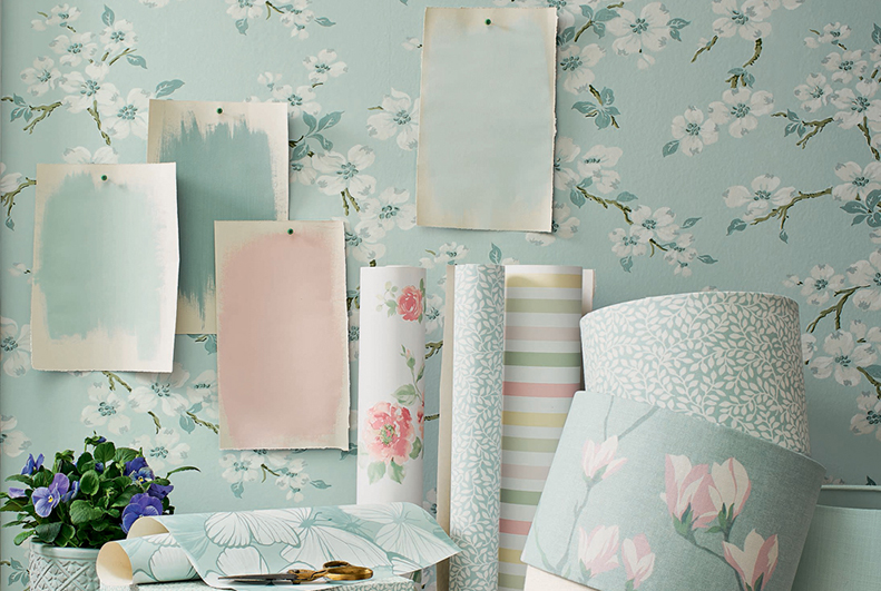 Featured image of post Laura Ashley Hydrangea Duck Egg Wallpaper Let us introduce you to our opulent new home story