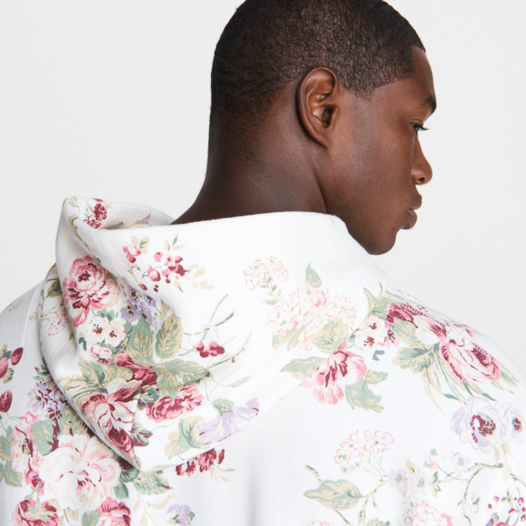 Shop rag & bone City Floral Print Hoodie Sweatshirt