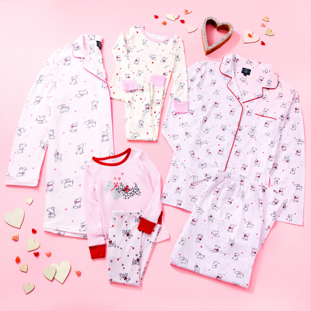 Laura Ashley Heart Pajama Sets for Women