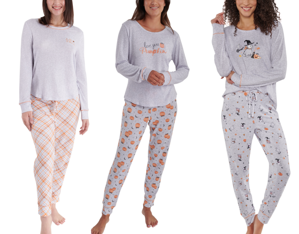 Laura Ashley Heart Pajama Sets for Women