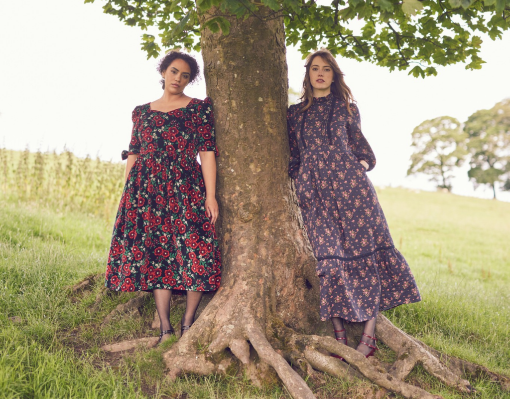 Laura ashley prairie outlet dress